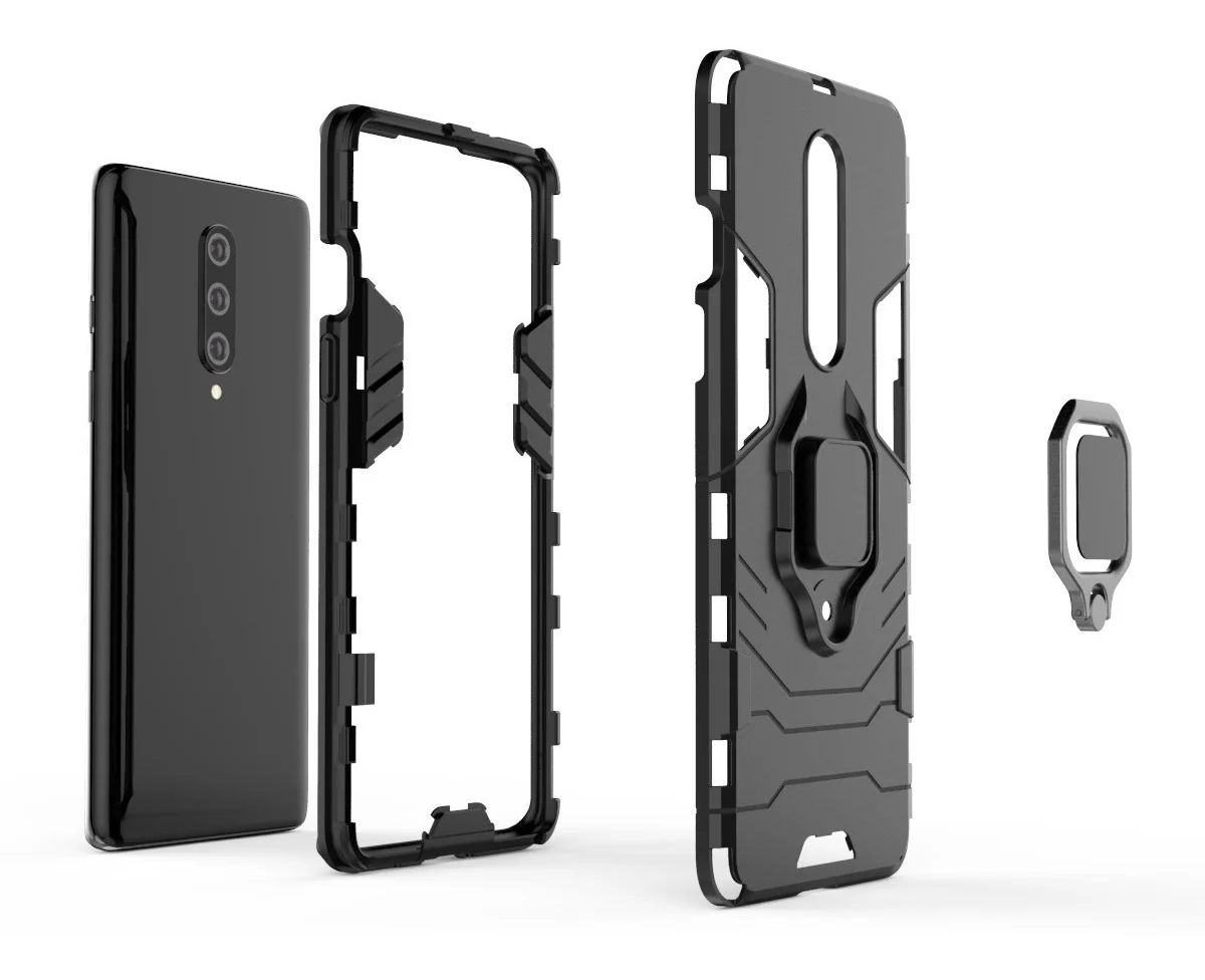 FUNDA USO RUDO CON ANILLO MAGNÉTICO PARA ONE PLUS 8 - Imagen 3