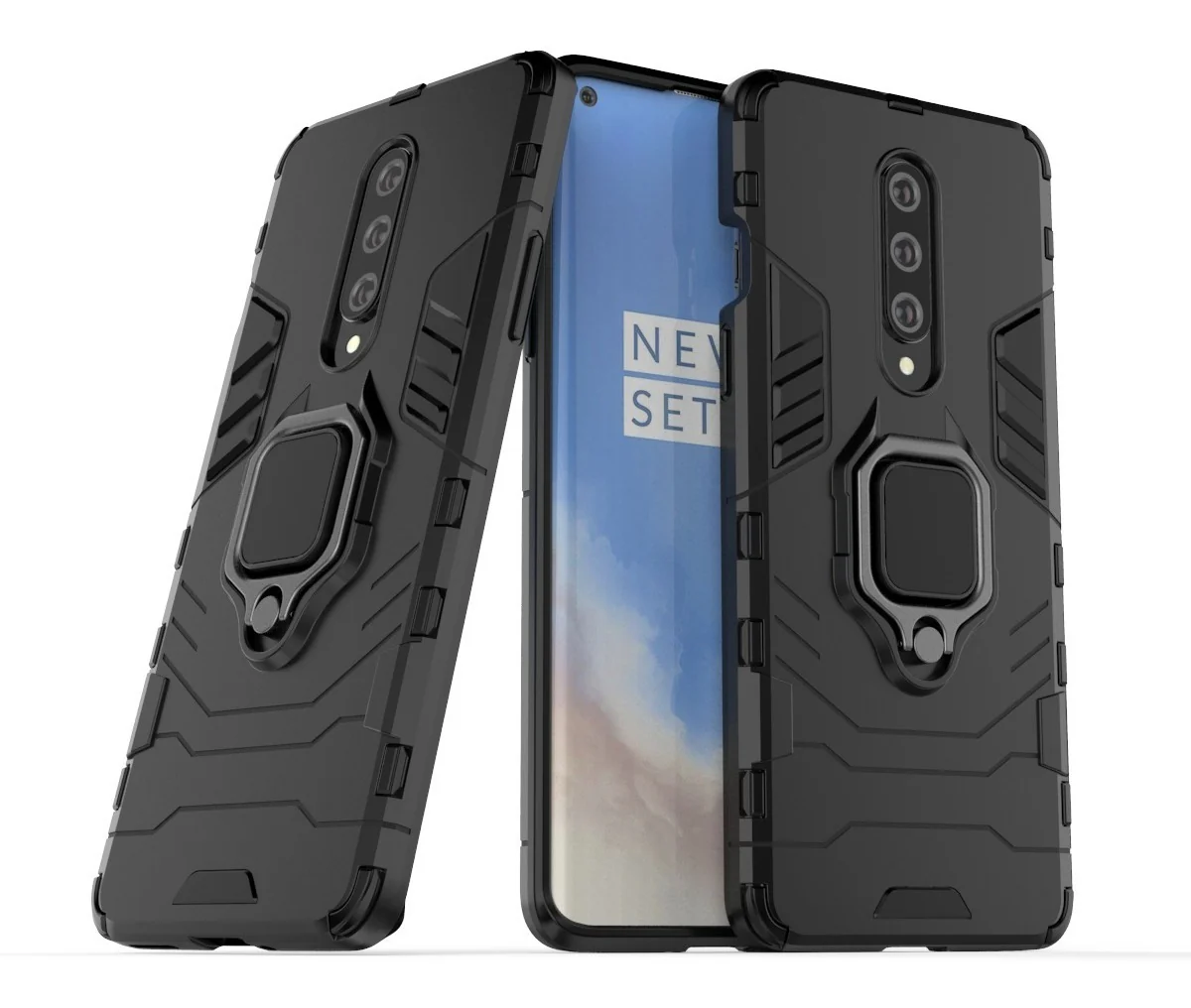 FUNDA USO RUDO CON ANILLO MAGNÉTICO PARA ONE PLUS 8 - Imagen 4