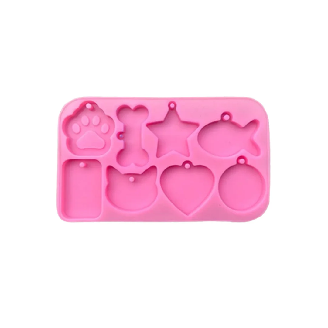 Molde Dijes Mascota para resina - Imagen 2