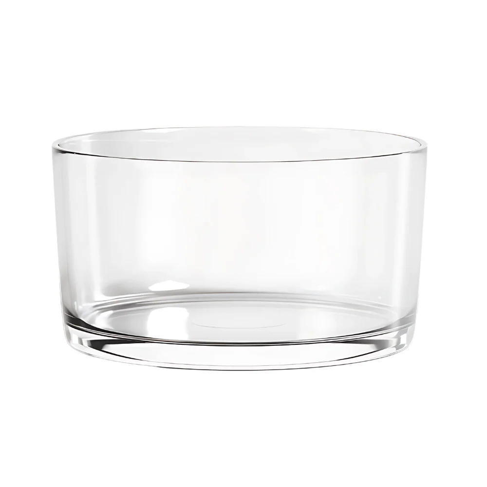 Frasco Redondo para Vela 8x15 cm