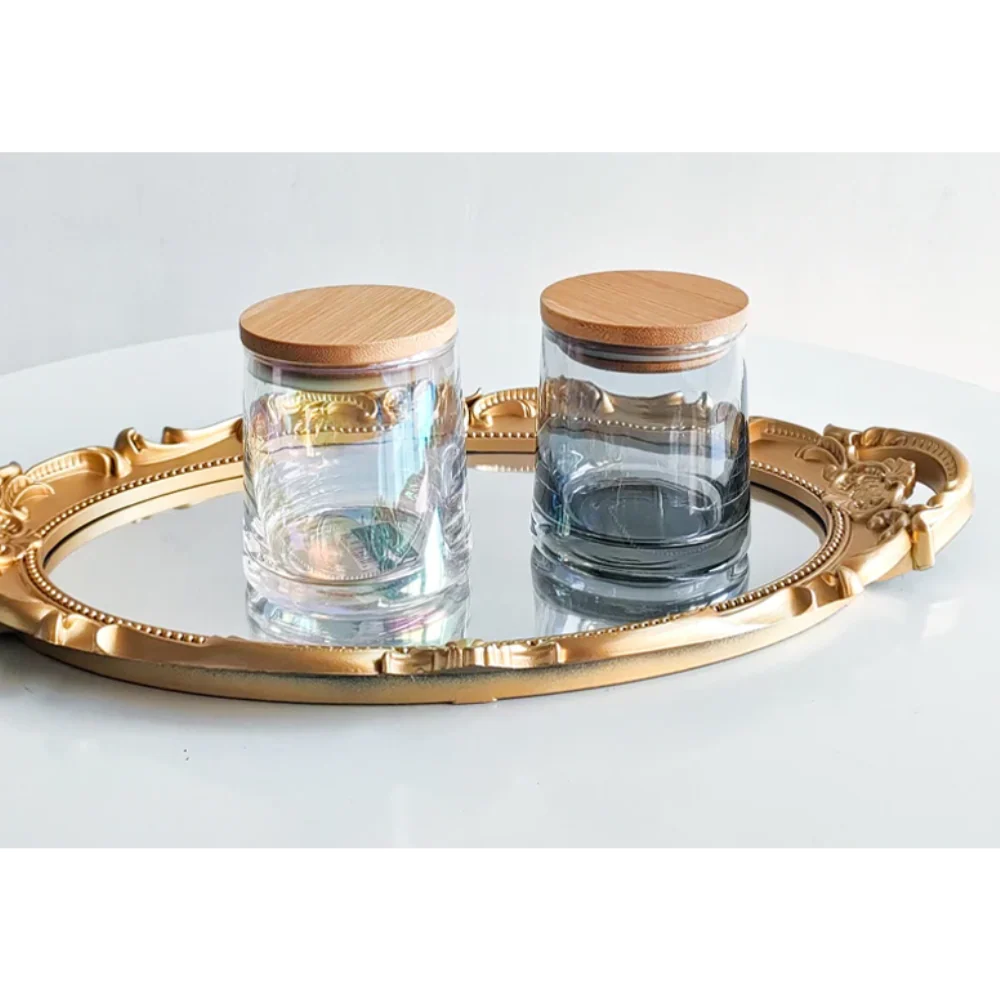 Frascos de Vidrio Grande con Tapa de Bambú - Imagen 6