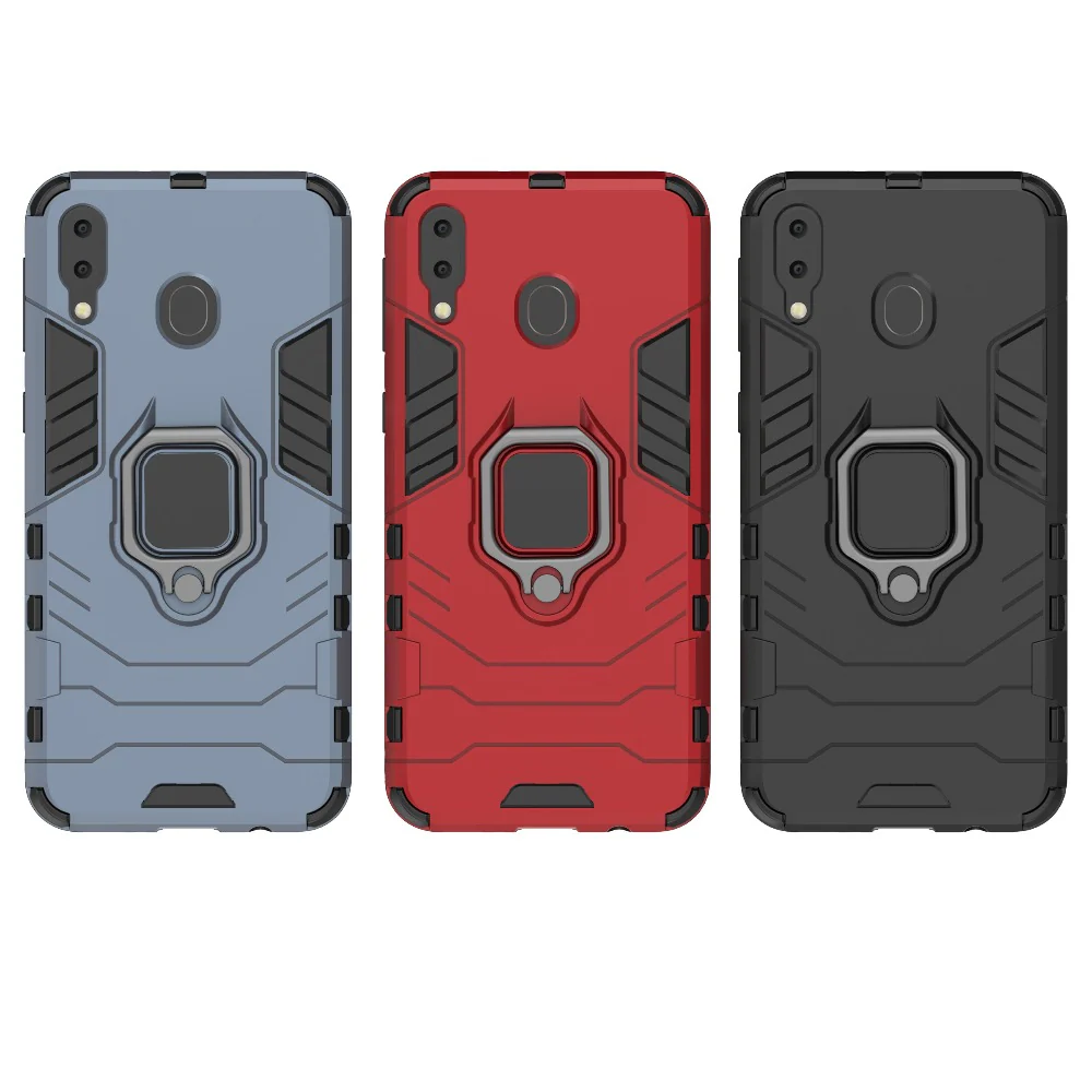 Funda Uso Rudo Anillo Para Samsung M20 B05636