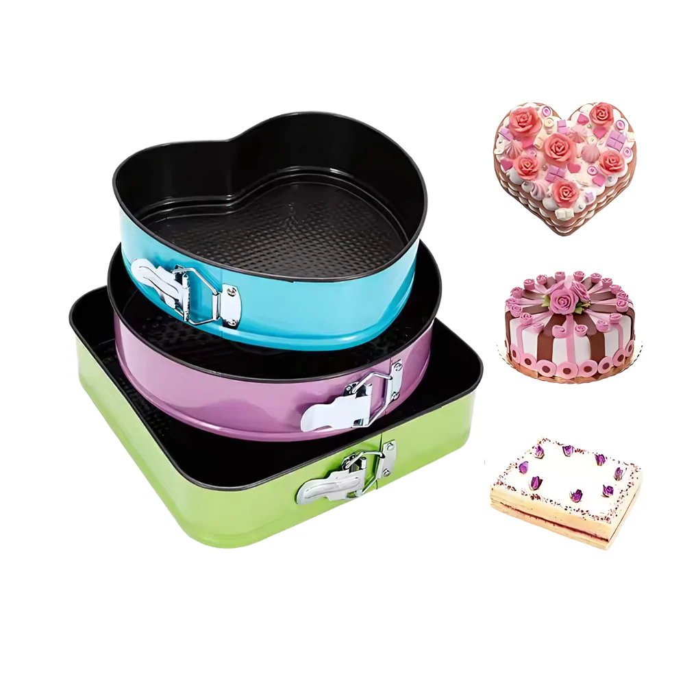 Set Molde Para Pastel 3 Figuras