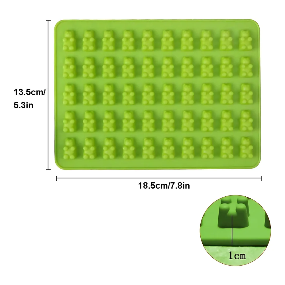 Molde Mini Panditas para Gomitas - Imagen 4
