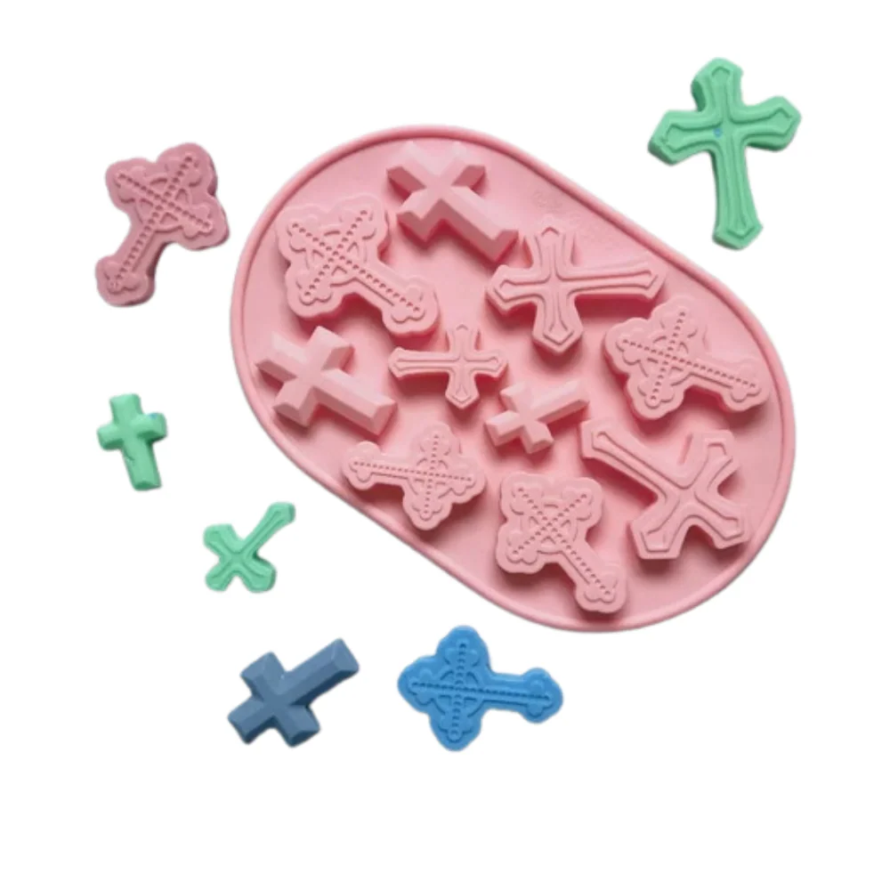 Molde 10 Cruces de silicón - Imagen 3
