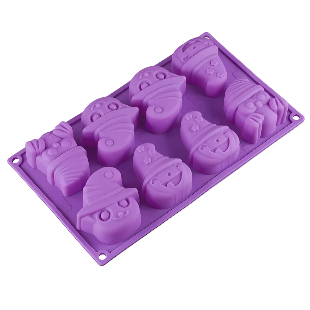 Molde Halloween Gatos y Calabazas - Imagen 4