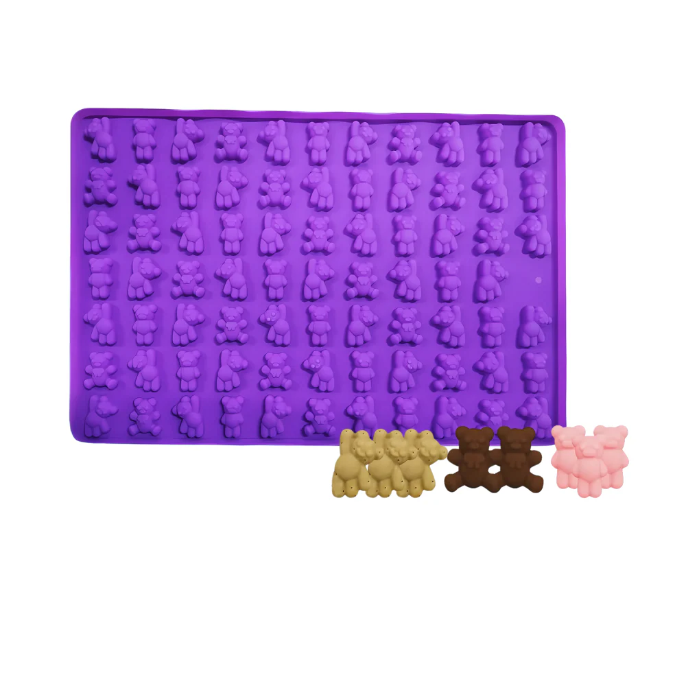 Molde 76 Osos Caramelo Gran Formato Gomitas