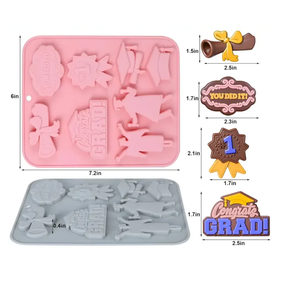 Molde de Graduaciones Birretes y Estudiantes - Imagen 4