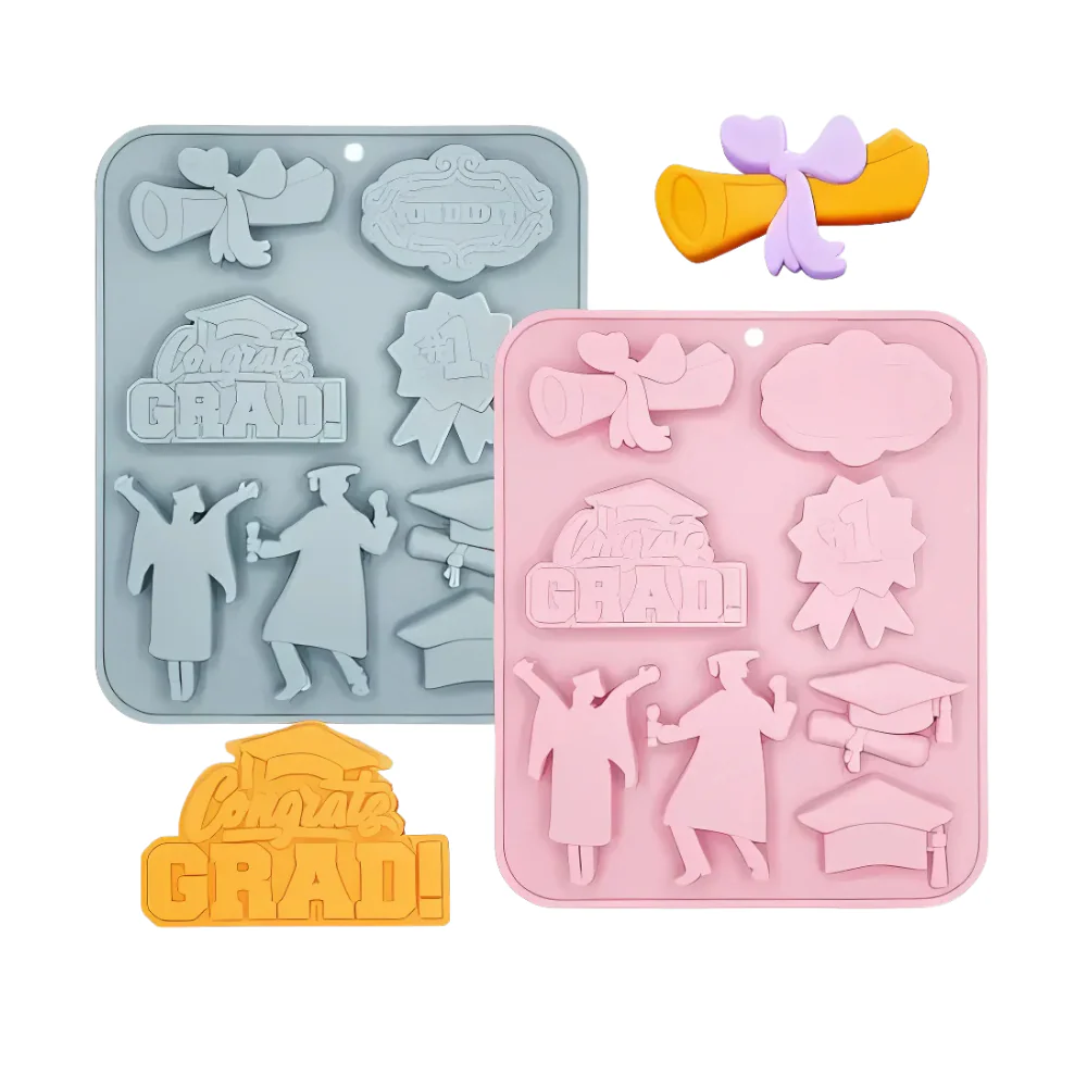 Molde de Graduaciones Birretes y Estudiantes - Imagen 5