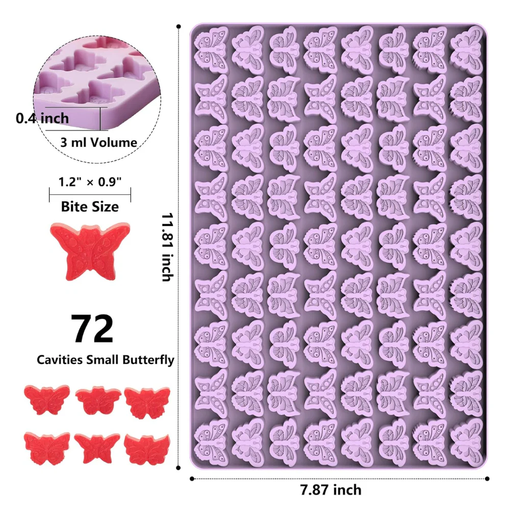 Molde 72 Mini Mariposas - Imagen 4