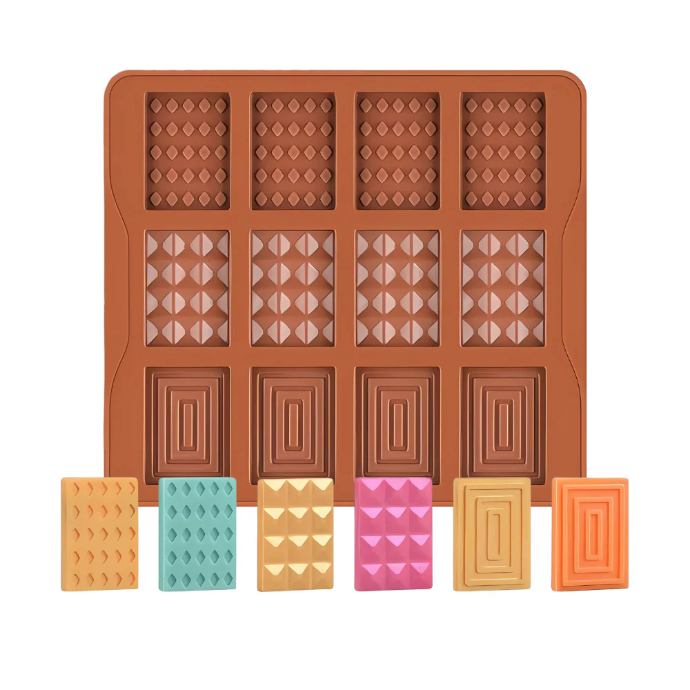 Molde 12 Chocobarritas para Chocolates