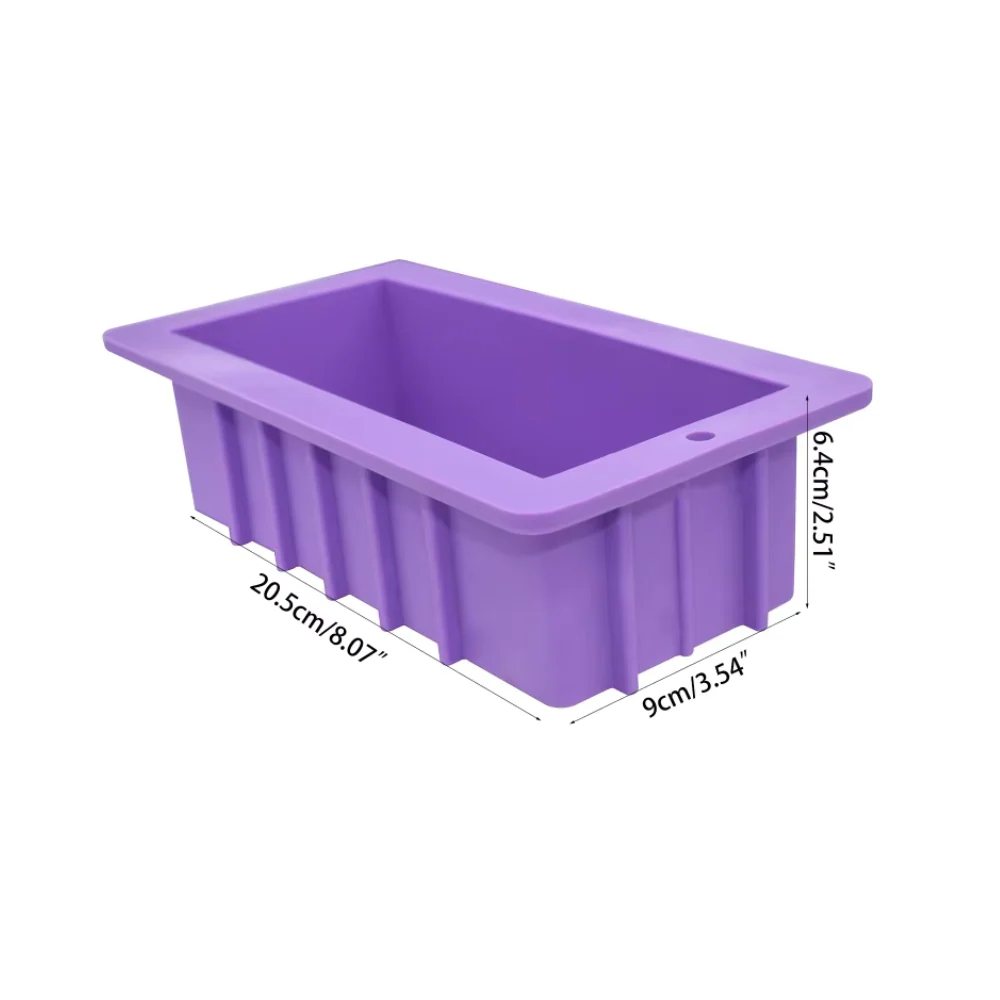 Molde de Silicón Jabón Artesanal en Barra Rectangular - Imagen 3