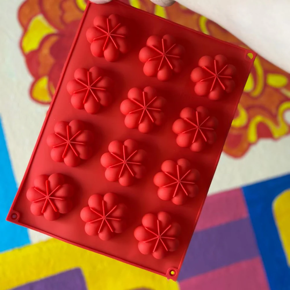 Molde 12 Flores Pétalos - Imagen 2