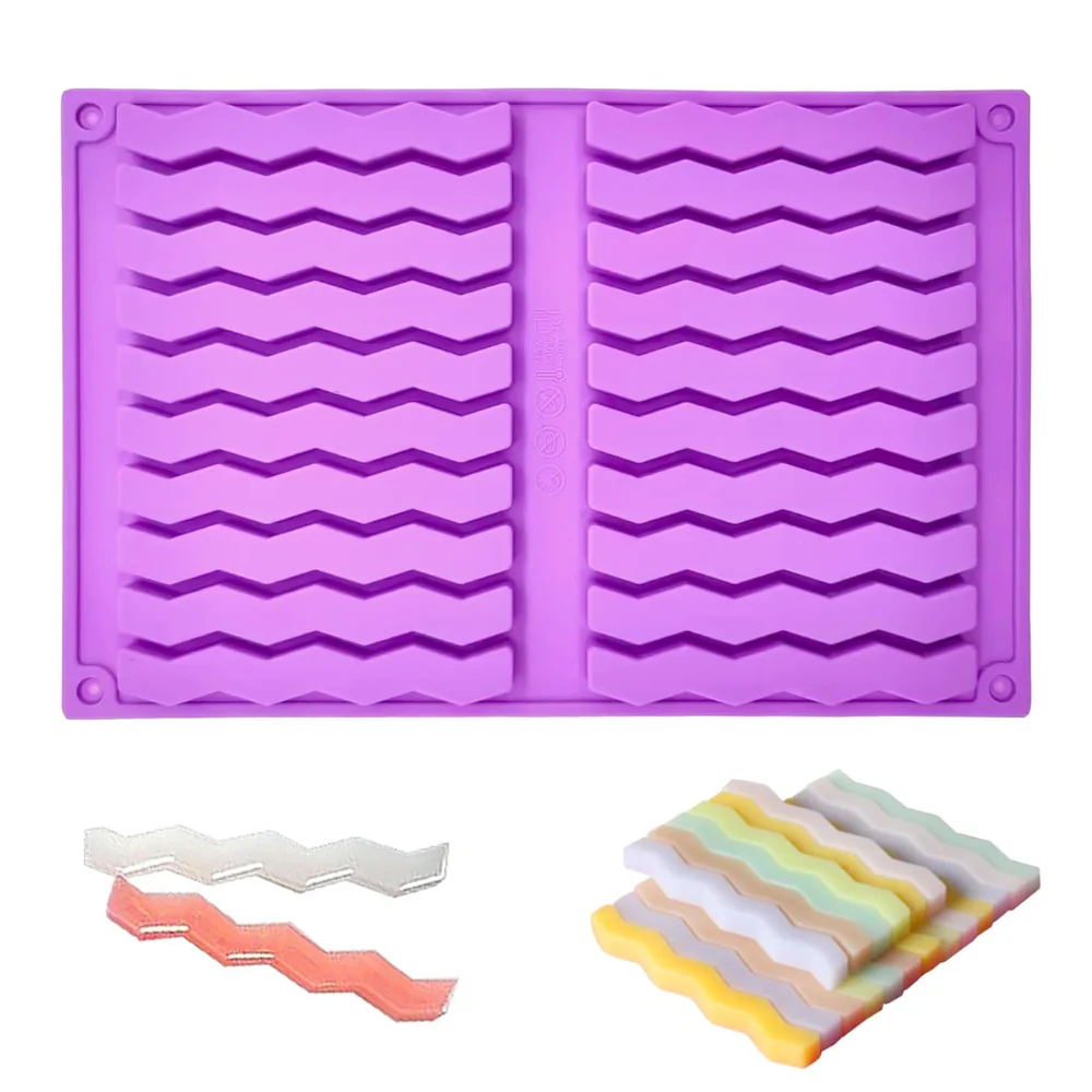 Molde 20 Velas Zic Zac