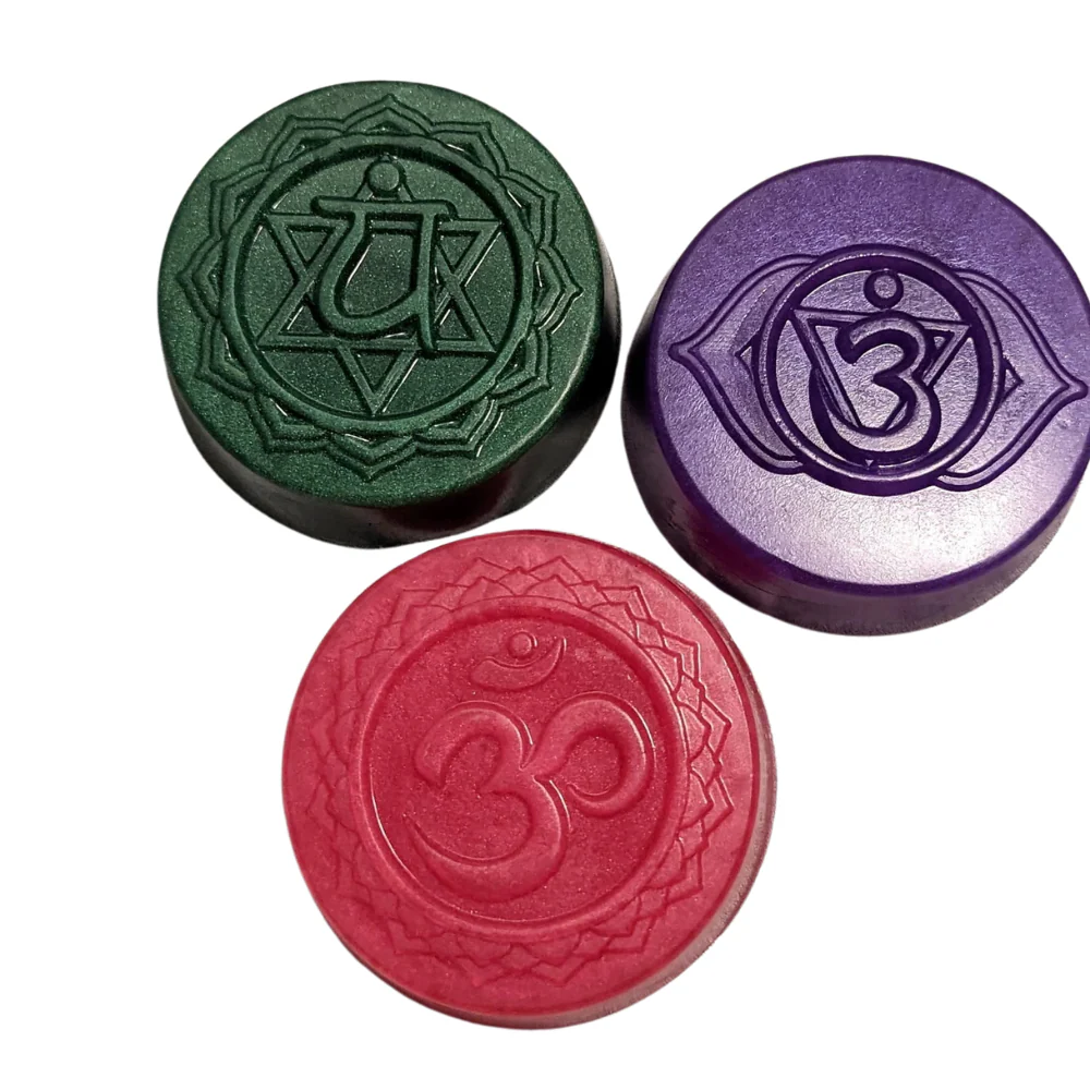 Set Moldes de Silicón Chakras Jabones & Velas - Imagen 3
