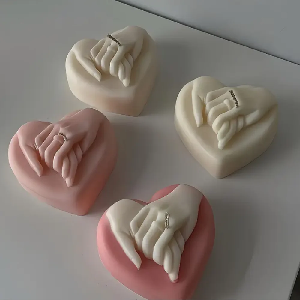 Molde Corazón Compromiso 3D para Vela - Imagen 2