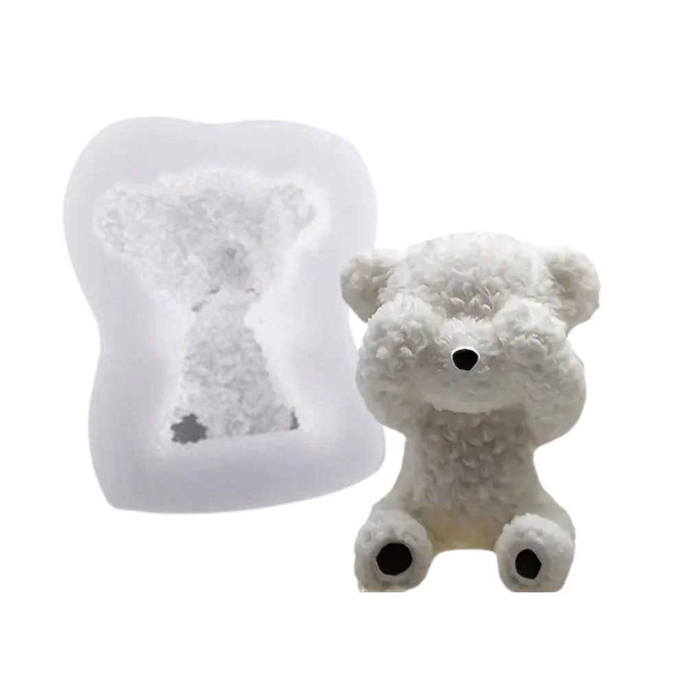 Molde Osito No Veo 3D Oso Peluche