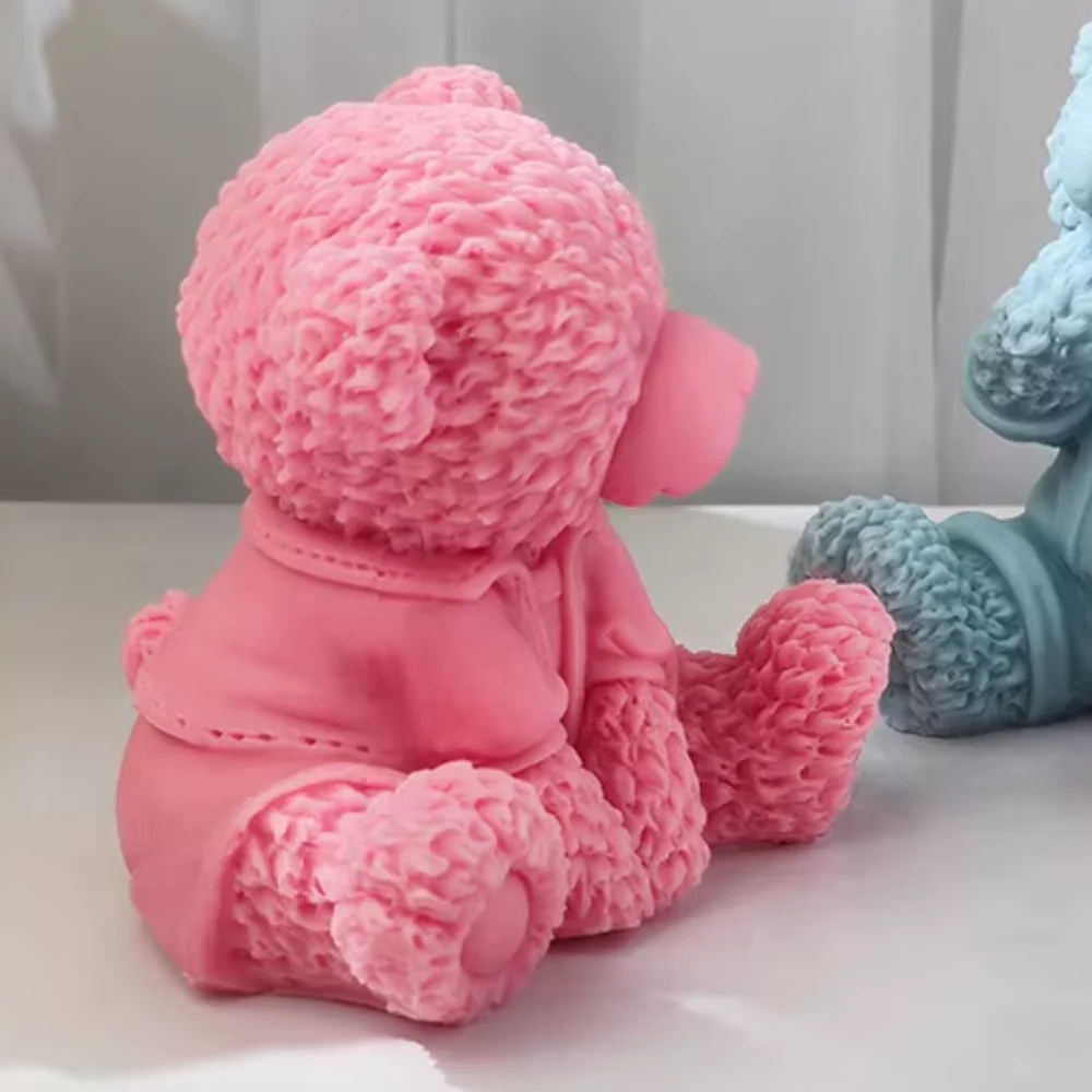 Molde Oso Sentado Grande 3D - Imagen 3