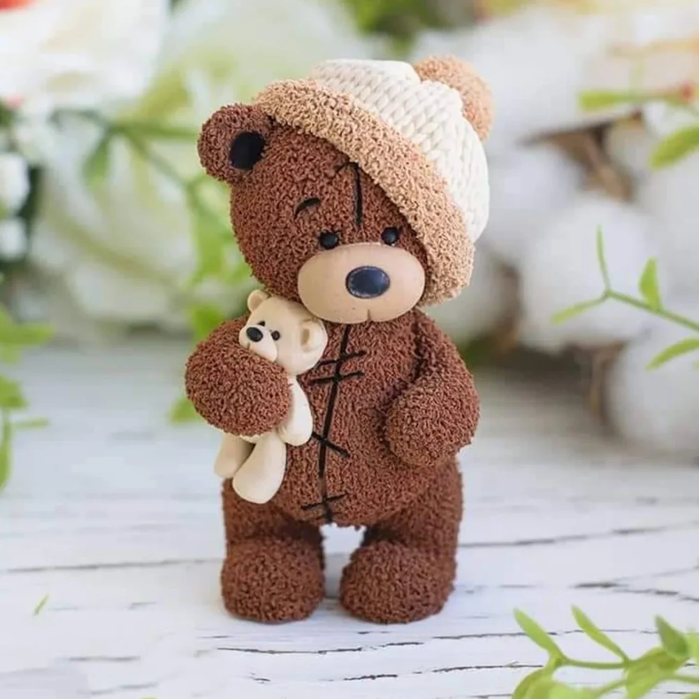 Molde Oso Vagabundo 3D con Osito de Peluche - Imagen 2