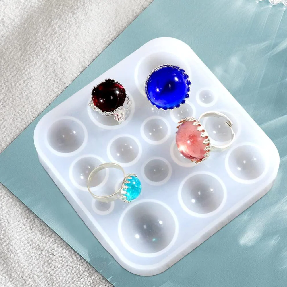 Molde Resina Encapsulado 16 Círculos - Imagen 4