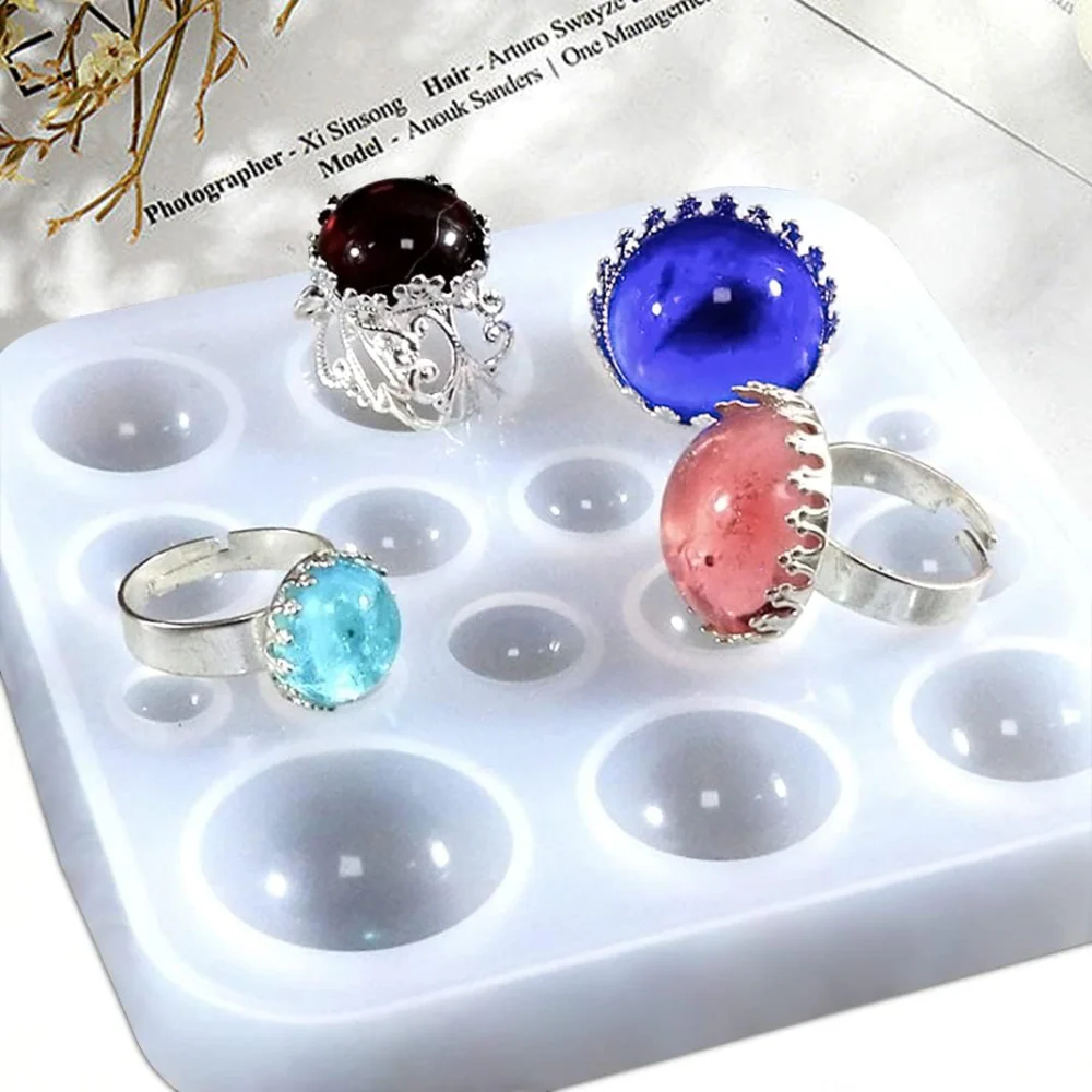 Molde Resina Encapsulado 16 Círculos - Imagen 3