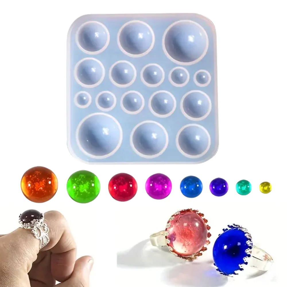 Molde Resina Encapsulado 16 Círculos