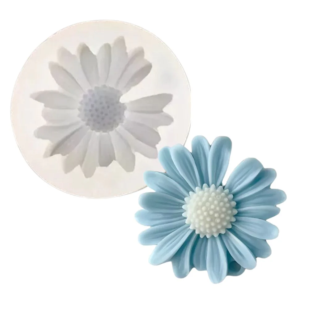 Molde de Flor de Margarita 3D