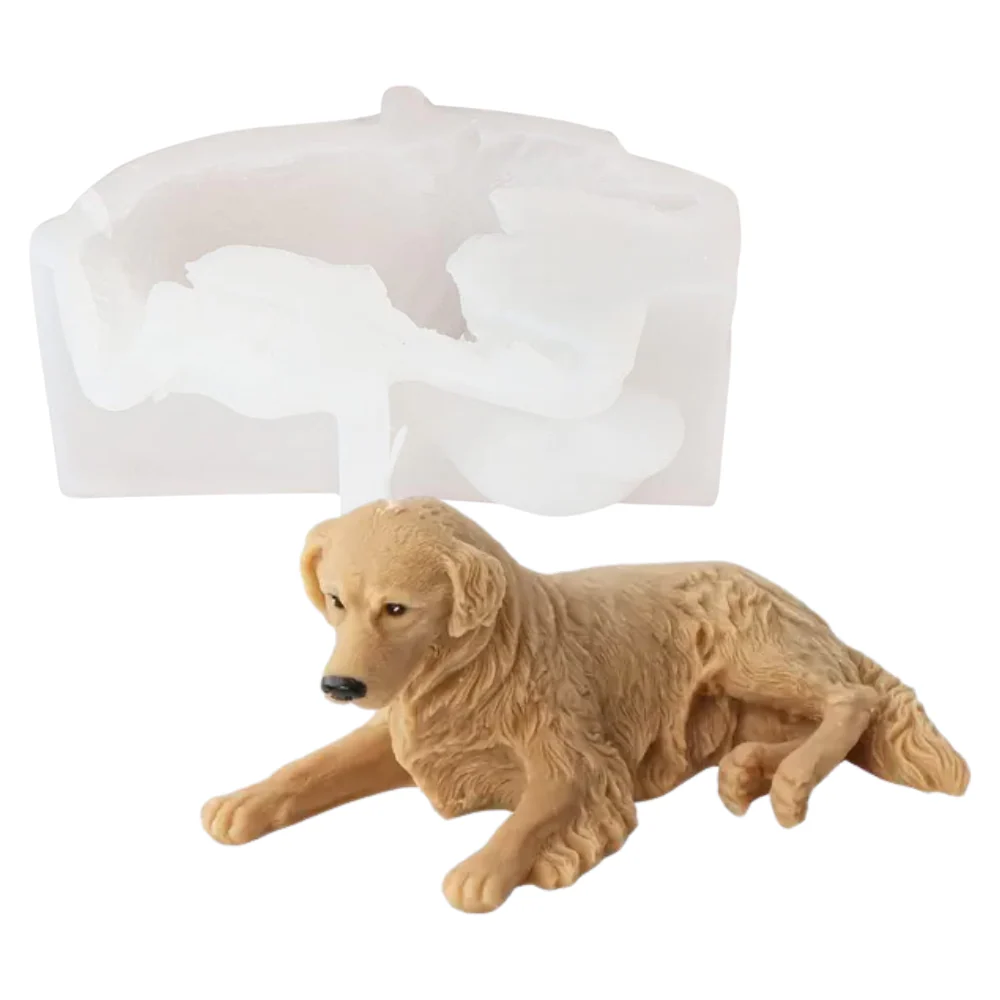 Molde Perro Golden Adulto 3D
