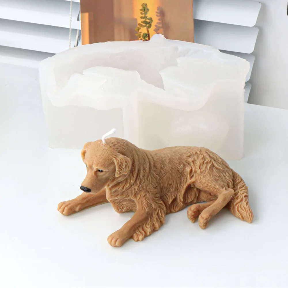 Molde Perro Golden Adulto 3D - Imagen 2