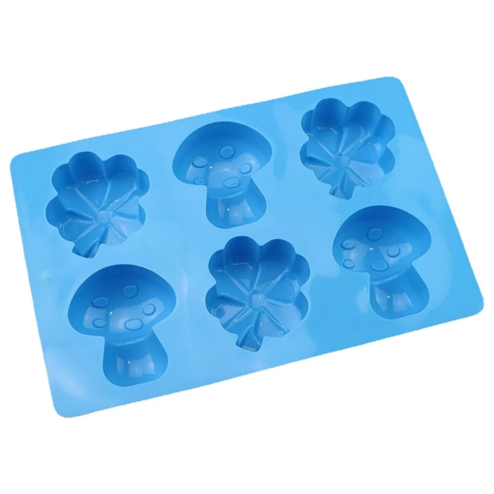 Molde de Silicón Doméstico Trébol y Honguito 2D - Imagen 4