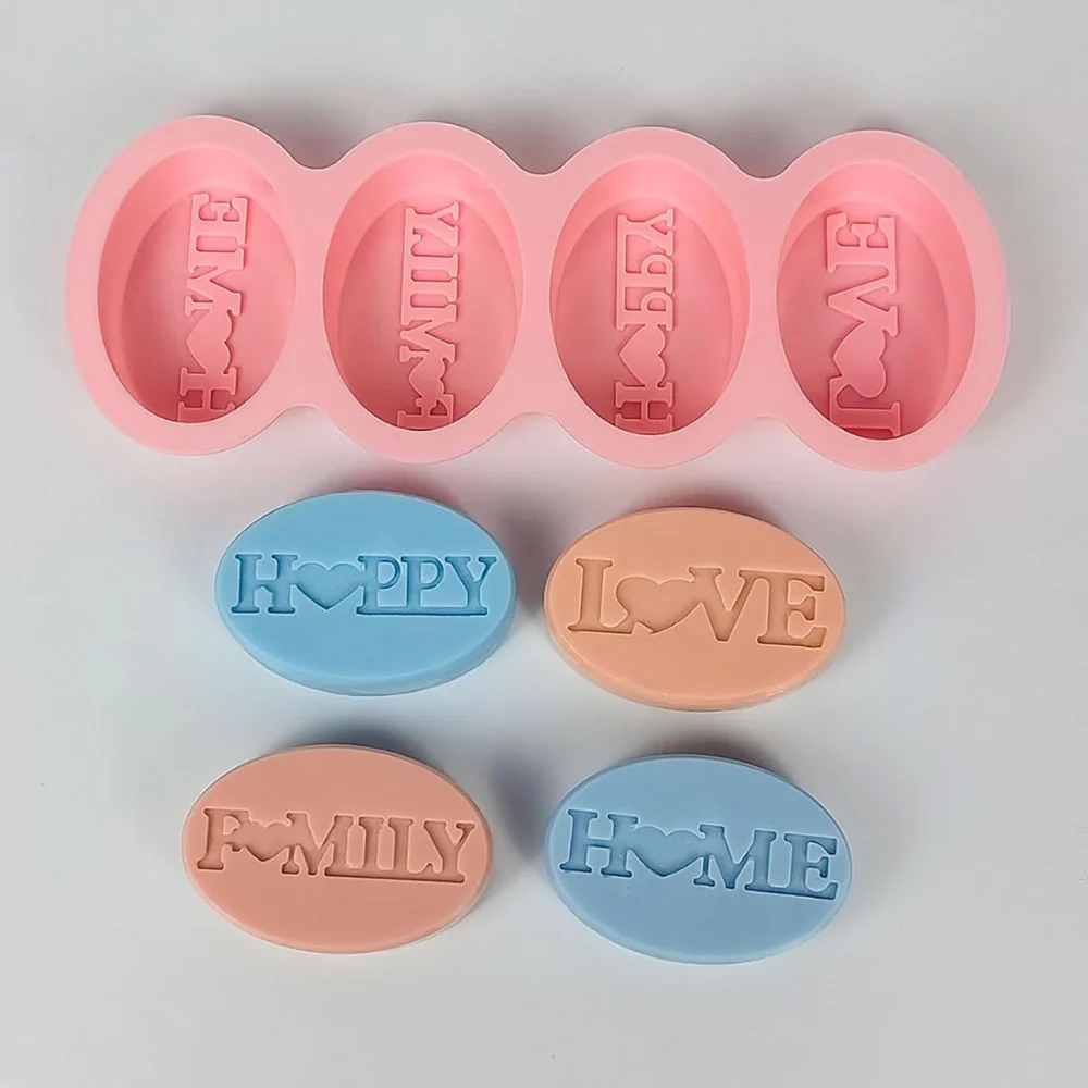 Molde Jabonero Love Happy Family Home - Imagen 2