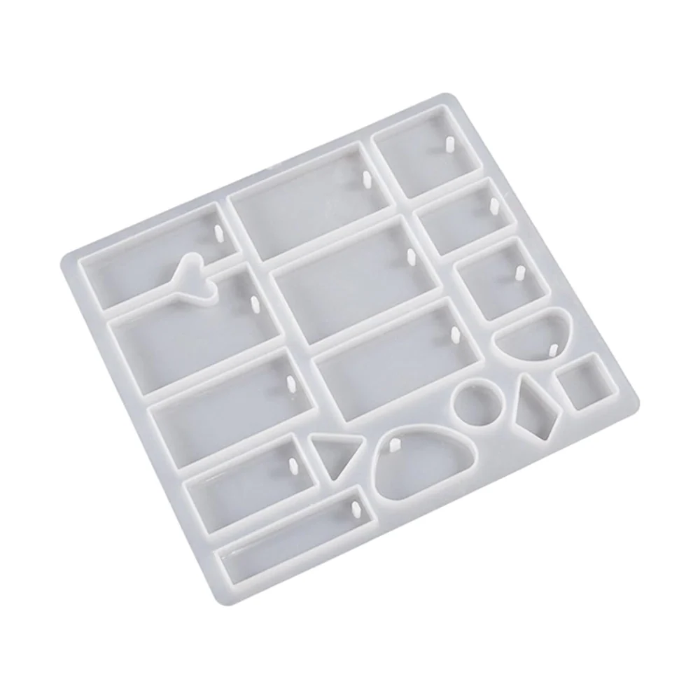 Molde de Silicón Colgantes y Joyería Geométrica para Resina - Imagen 2