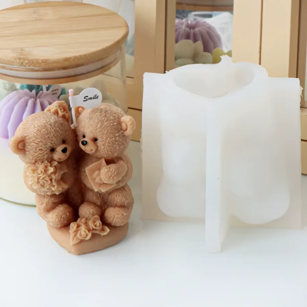 Molde Osos el Dúo de Peluche - Imagen 2