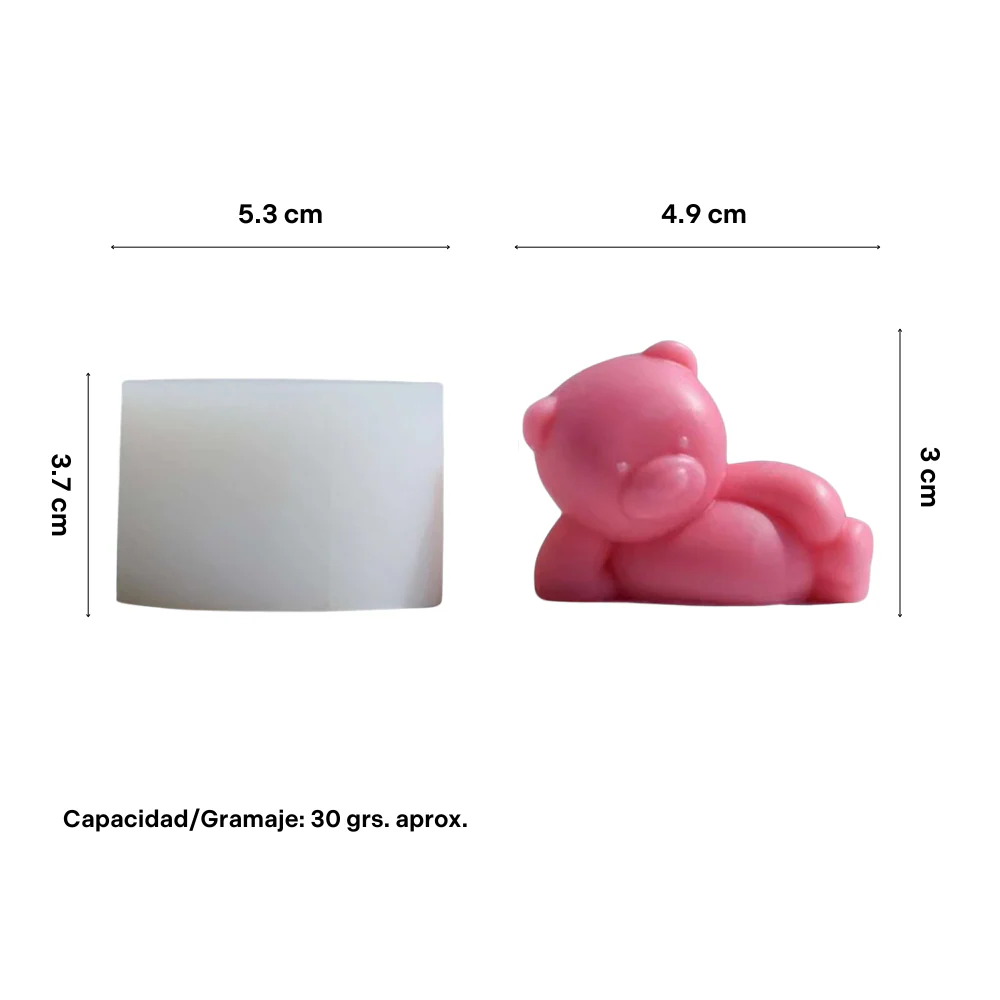 Molde Oso Only Fans Mini 3D - Imagen 6