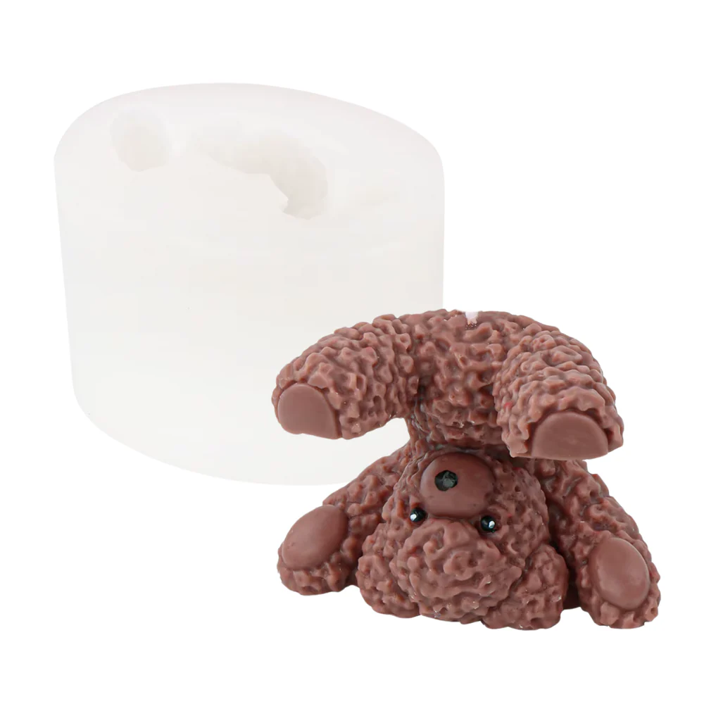 Molde de Oso Juguetón de Cabeza 3D