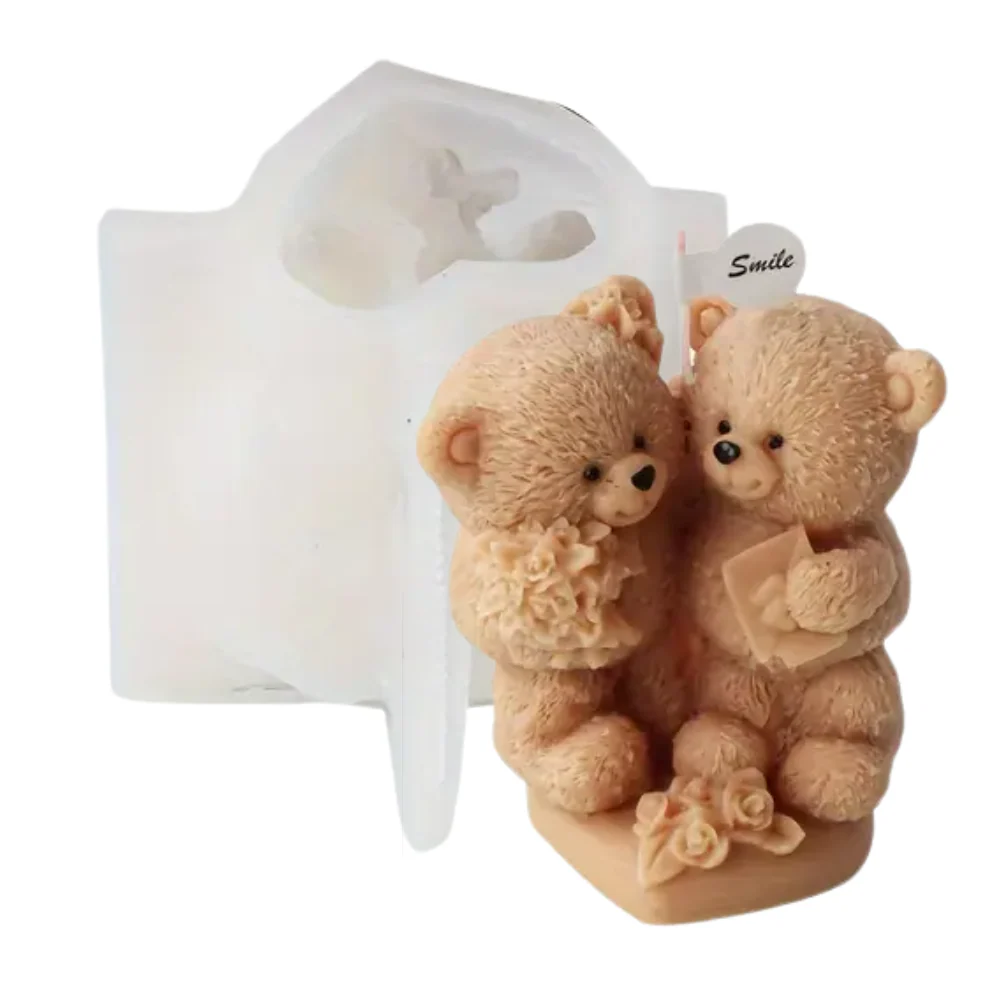 Molde Osos el Dúo de Peluche