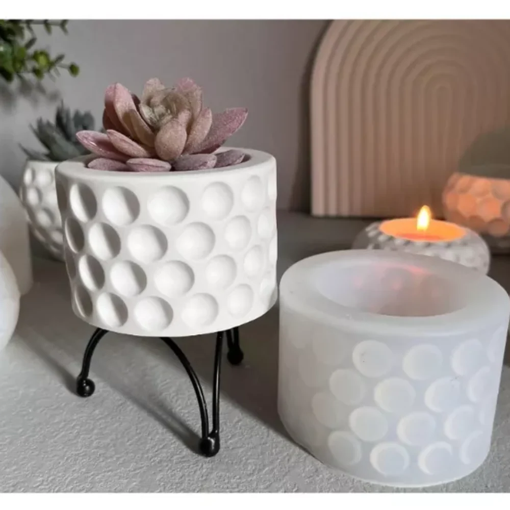 Molde de Silicón para Mini Tarro Macetero con Cuencos - Imagen 2