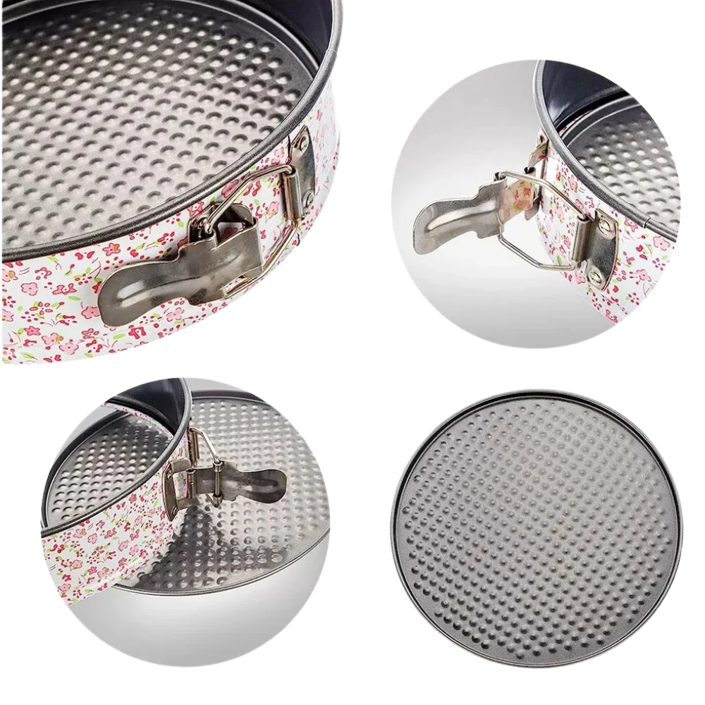 Molde para Pastel Diseño Floral Aluminio - Imagen 5