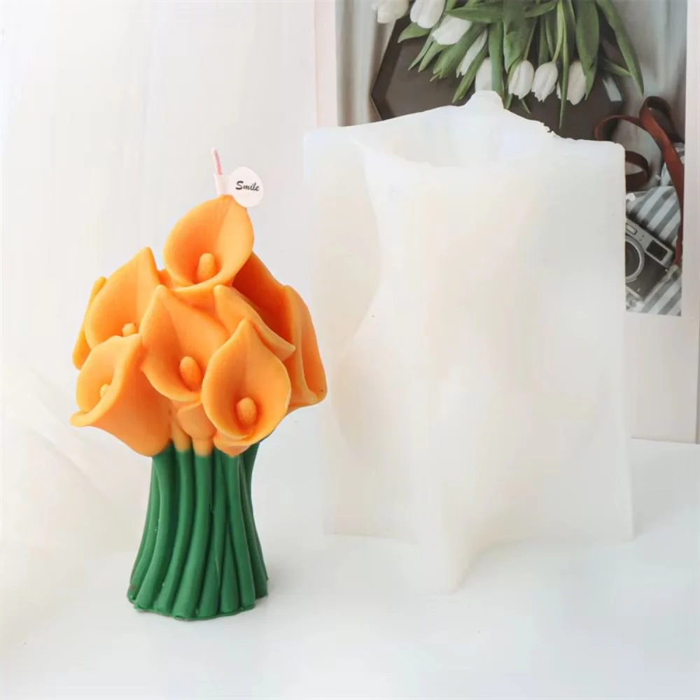 Molde de Silicón Ramo Floral Alcatraz 3D Grande - Imagen 2