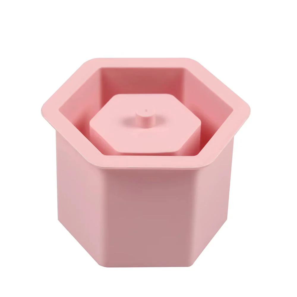 Molde para maceta hexagonal alta - Imagen 3