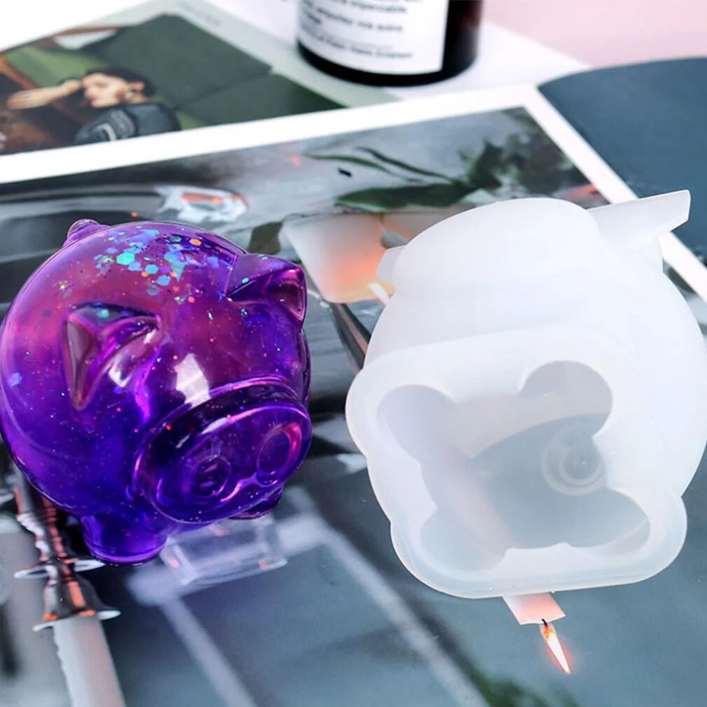 Molde de Puerquito Mini para Resina Molde de Silicón - Imagen 2