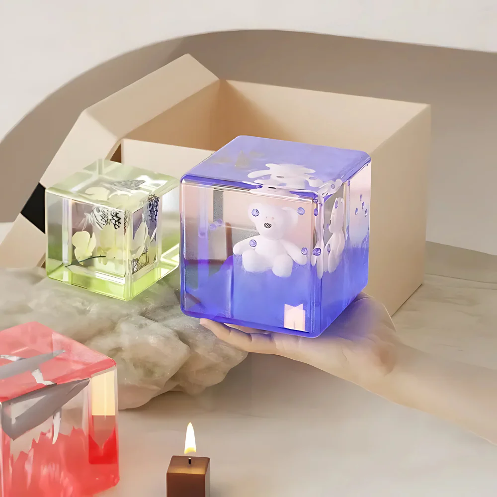 Molde Resina Cubo 10 Cm - Imagen 2