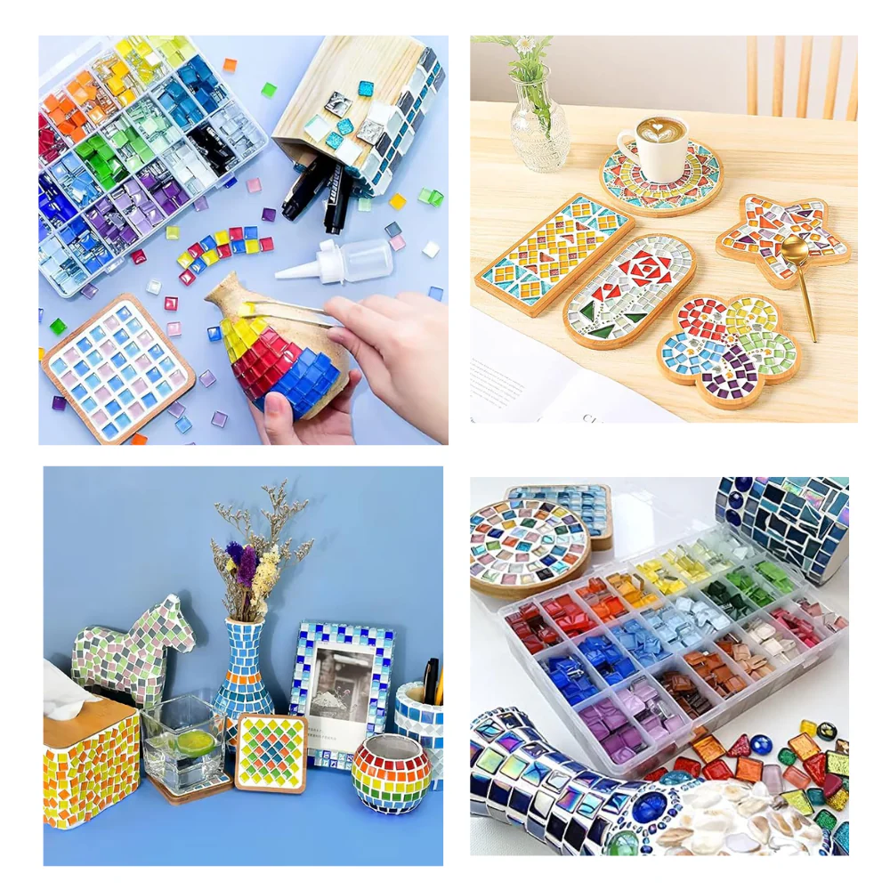 Molde Resina Mosaico Cuadros - Imagen 2