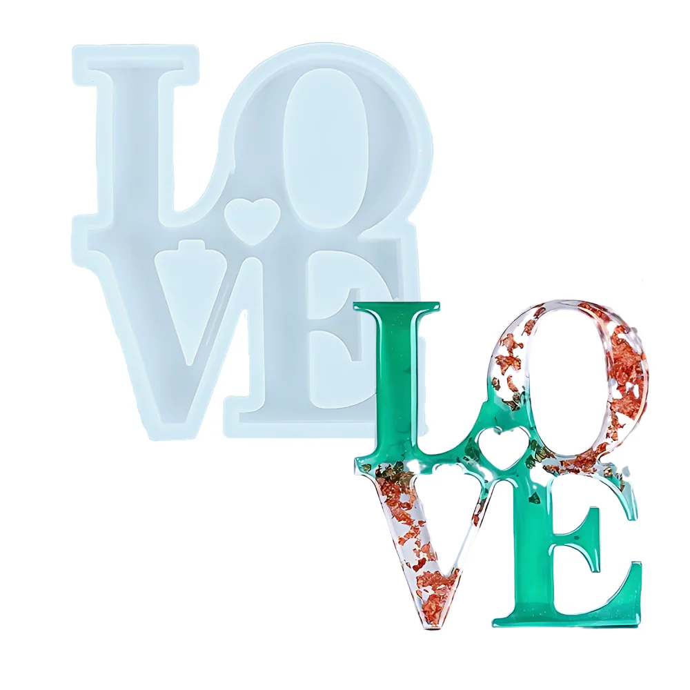 Molde Resina Love Ny