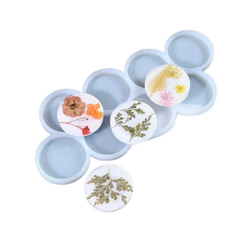 Molde 8 Círculos para Resina