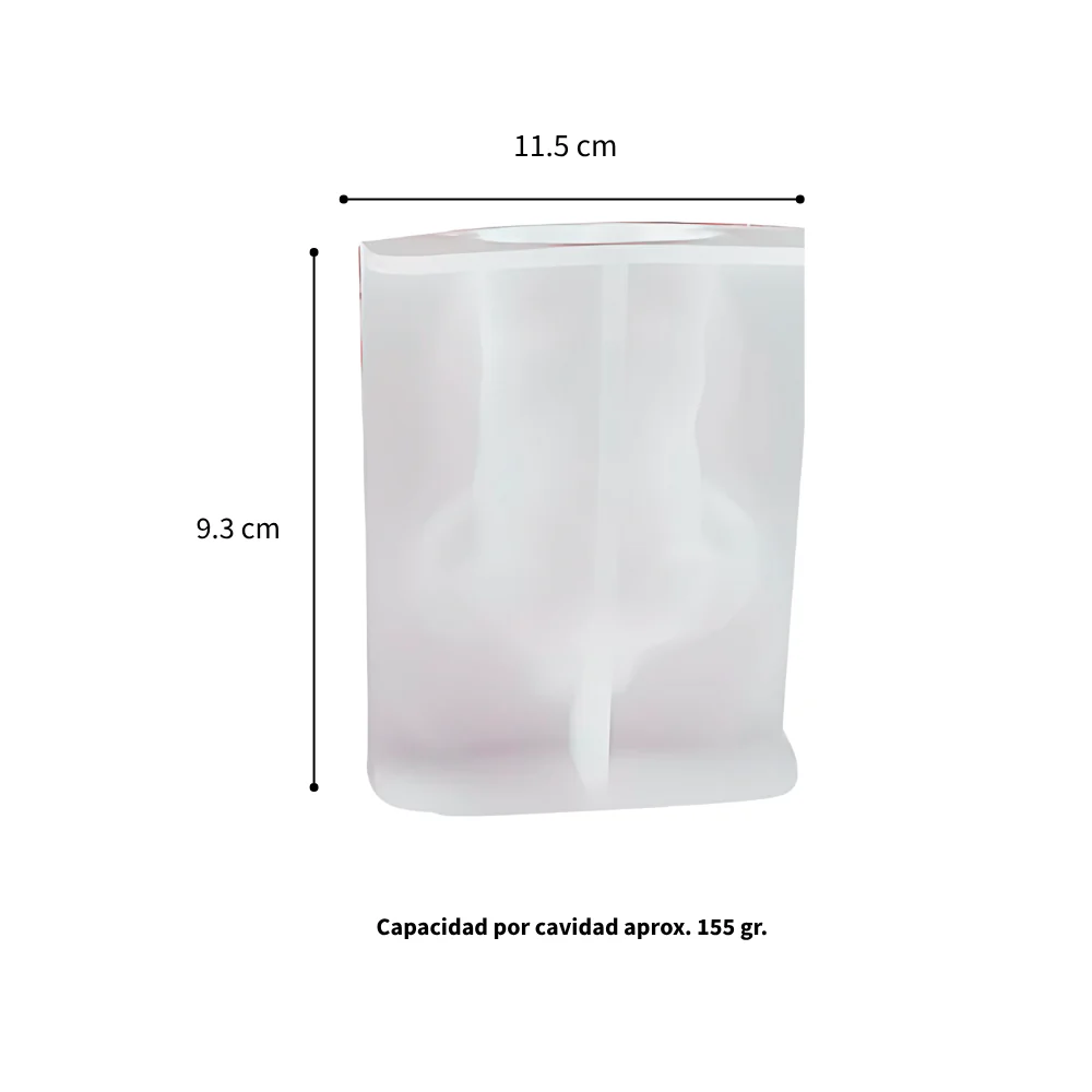 Molde 3D Mujer con Alas Escultura - Imagen 3