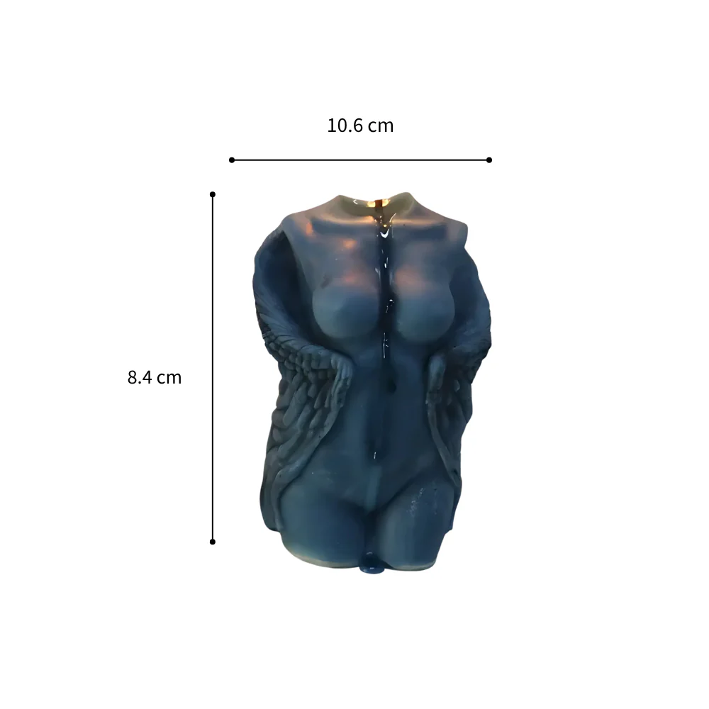 Molde 3D Mujer con Alas Escultura - Imagen 4