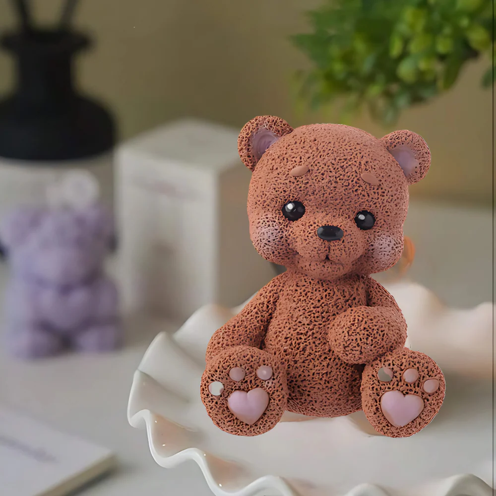 Molde Oso Keternurita para vela 3D - Imagen 2