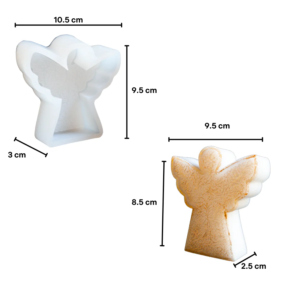 Molde Ángel Comunión para Vela 3D - Imagen 5