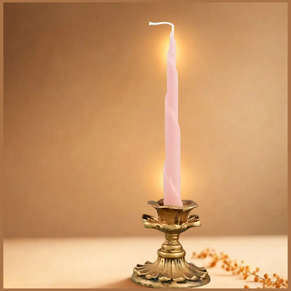 Molde De Silicón Vela Moldeada. - Imagen 2